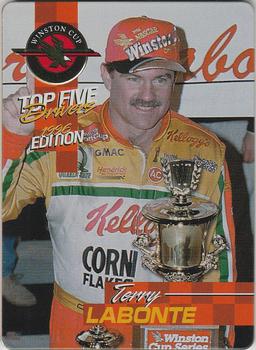 1996 Metallic Impressions Winston Cup Top Five Drivers #1 Terry Labonte Front