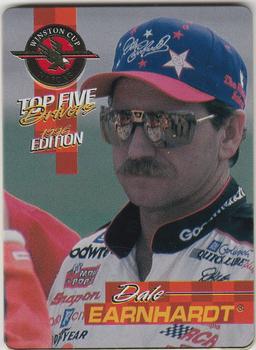 1996 Metallic Impressions Winston Cup Top Five Drivers #4 Dale Earnhardt Front