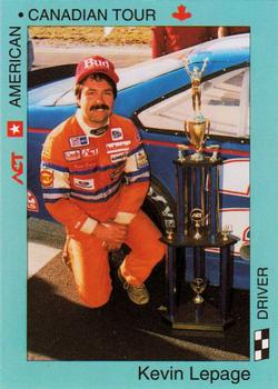 1992 Pace American-Canadian Tour #4 Kevin Lepage Front