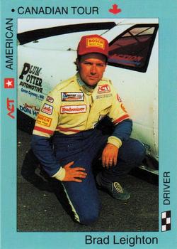 1992 Pace American-Canadian Tour #6 Brad Leighton Front