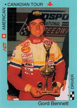 1992 Pace American-Canadian Tour #23 Gord Bennett Front