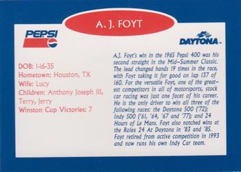 1994 Pepsi 400 Victory Lane #NNO A.J. Foyt Back