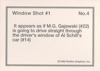 1992 Redline Graphics Short Track #4 Window Shot #1 Back