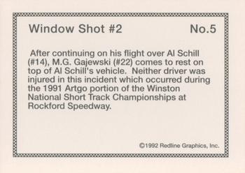 1992 Redline Graphics Short Track #5 Window Shot #2 Back