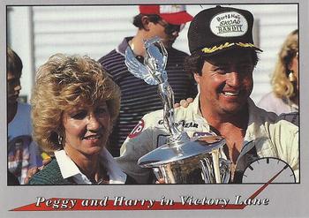 1992 Redline Racing My Life in Racing Harry Gant #12 Peggy and Harry in victory lane Front