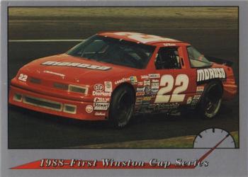 1992 Redline Racing My Life in Racing Rob Moroso #6 1988-First Winston Cup Series Front