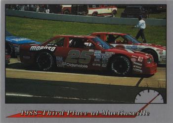 1992 Redline Racing My Life in Racing Rob Moroso #9 1988-Third Place at Martinsville Front