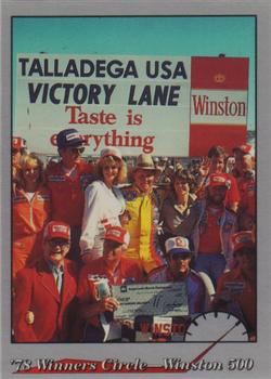 1992 Redline Racing My Life in Racing Cale Yarborough #15 78 Winners Circle -- Winston 500 Front