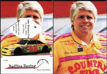1992 Redline Racing Standups #23 Bobby Hamilton Front
