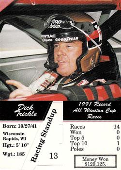 1992 Redline Racing Standups #13 Dick Trickle Back