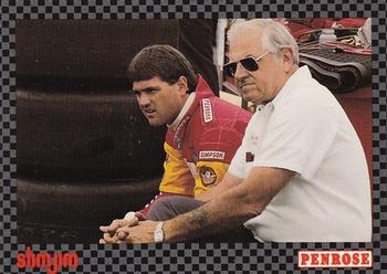 1992 Slim Jim Bobby Labonte #24 Bobby Labonte / Bob Labonte Front
