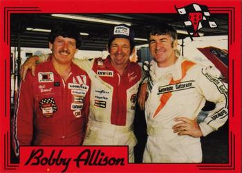 1991 K & M Sports Legends Bobby Allison #BA5 Neil Bonnett / Donnie Allison / Bobby Allison Front