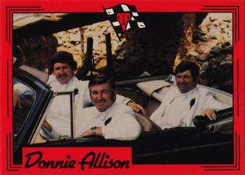 1991 K & M Sports Legends Donnie Allison #DA17 Donnie Allison / Bobby Allison / Neil Bonnett Front