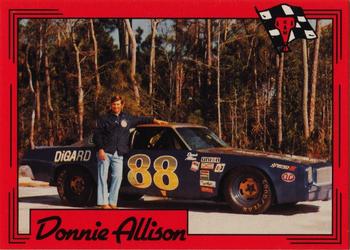 1991 K & M Sports Legends Donnie Allison #DA19 Donnie Allison Front
