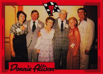 1991 K & M Sports Legends Donnie Allison #DA24 Donnie Allison / Bobby Allison Front