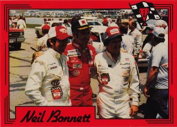 1991 K & M Sports Legends Neil Bonnett #NB11 Neil Bonnett / Bobby Allison / Donnie Allison Front