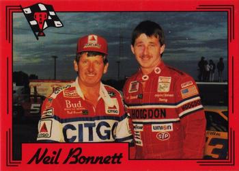 1991 K & M Sports Legends Neil Bonnett #NB28 Neil Bonnett / David Bonnett Front