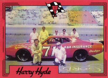 1991 K & M Sports Legends Harry Hyde #HH16 Harry Hyde / Buddy Baker Front