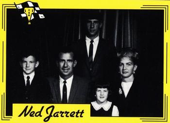 1991 K & M Sports Legends Ned Jarrett #NJ22 Ned Jarrett / Martha Jarrett / Dale Jarrett / Glenn Jarrett / Patti Makar Front