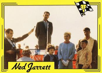 1991 K & M Sports Legends Ned Jarrett #NJ26 Ned Jarrett / Martha Jarrett / Dale Jarrett / Glenn Jarrett / Patti Makar Front