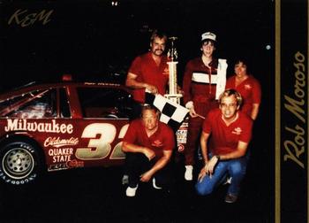 1991 K & M Sports Legends Rob Moroso #RM17 Rob Moroso and crew Front