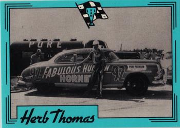 1991 K & M Sports Legends Herb Thomas #HT1 Herb Thomas Front