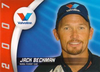 2007 Valvoline Racing #NNO Jack Beckman Front