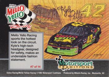 1992 Wheels Mello Yello #7 Kyle Petty Back