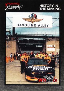 1992 Wheels Pontiac Excitement #8 Rusty Wallace with car and crew Front