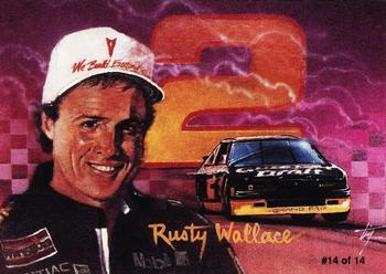 1992 Wheels Pontiac Excitement #14 Rusty Wallace Front