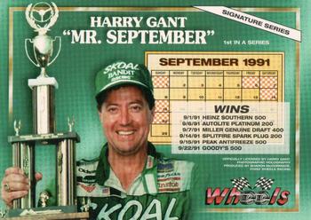 1992 Wheels Holograms #NNO Harry Gant Back