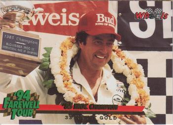1994 Wheels Harry Gant - 33 Karat Gold #58 '85 IROC Champion Front