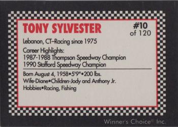 1991 Winner's Choice New England #10 Tony Sylvester Back