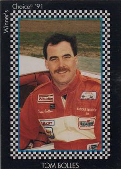 1991 Winner's Choice New England #43 Tom Bolles Front