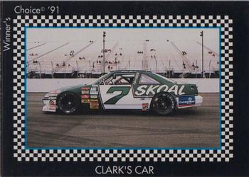 1991 Winner's Choice New England #60 Billy Clark's Car Front