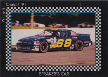 1991 Winner's Choice New England #72 Jeff Spraker's Car Front