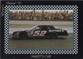 1991 Winner's Choice New England #76 Bruce Haley's Car Front