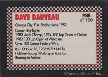 1991 Winner's Choice New England #88 Dave Darveau Back