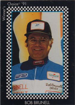 1991 Winner's Choice New England #102 Bob Brunell Front