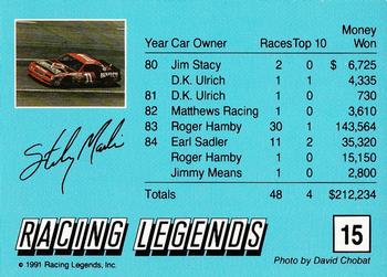 1991 Racing Legends Sterling Marlin #15 Sterling Marlin Back