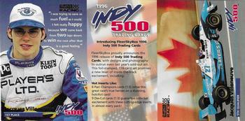 1996 SkyBox Indy 500 #NNO Jacques Villeneuve Front