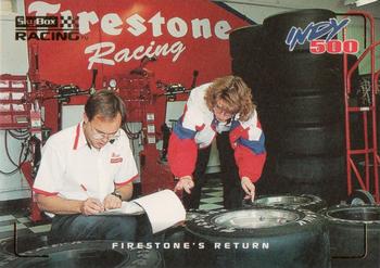 1996 SkyBox Indy 500 #2 Firestone's Return Front