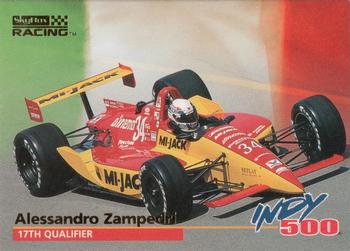 1996 SkyBox Indy 500 #26 Alessandro Zampedri Front