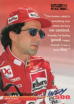 1996 SkyBox Indy 500 #72 Andre Ribeiro Front