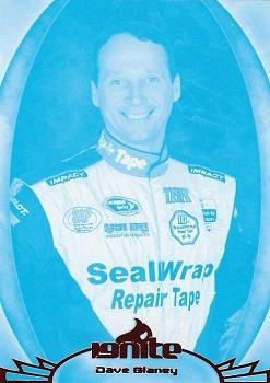 2012 Press Pass Ignite - Color Proof Cyan #6 Dave Blaney Front
