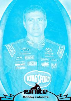 2012 Press Pass Ignite - Color Proof Cyan #22 Bobby Labonte Front