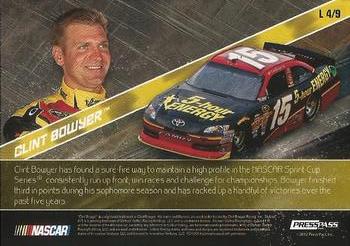 2012 Press Pass Ignite - Limelight #L 4 Clint Bowyer Back
