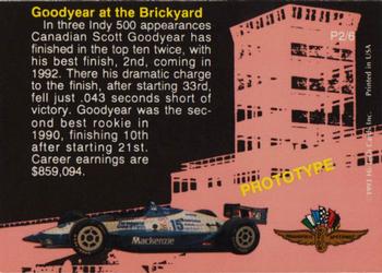 1993 Hi-Tech Indy - Prototypes #P2 Scott Goodyear Back