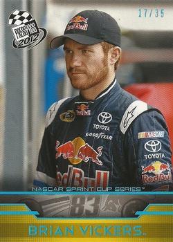 2012 Press Pass - Blue Holofoil #35 Brian Vickers Front