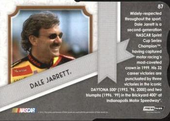2012 Press Pass Fanfare - Holofoil Die Cuts #87 Dale Jarrett Back